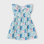 Girl Geometric Floral Print Dress Ref. 25-3928-035
