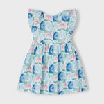 Girl Geometric Floral Print Dress Ref. 25-3928-035