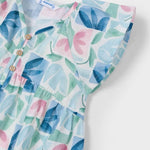 Girl Geometric Floral Print Dress Ref. 25-3928-035