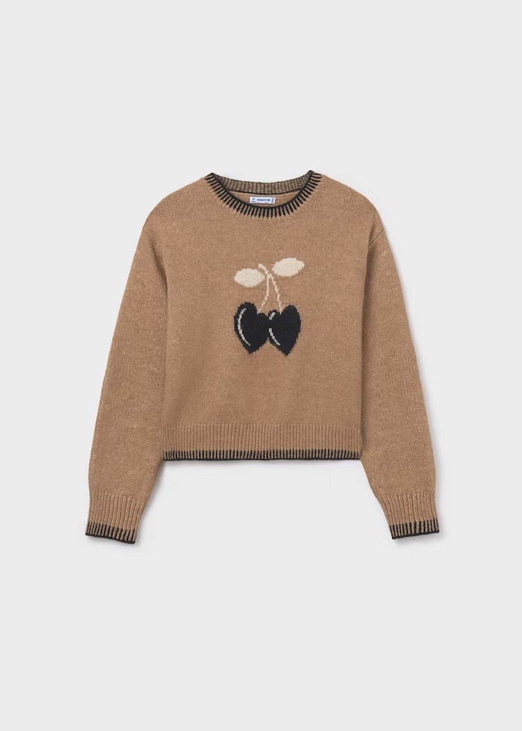 Girl Jacquard Knit Sweater Ref. 15-7316-93