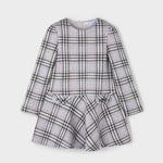 Girls check dress25-4921-88