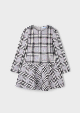 Girls check dress25-4921-88