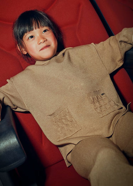 Girl Knit Pants and Hoodie Set Ref. 15-4580-89