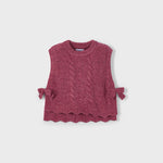 Girl Knit Vest with Side Bows Ref. 15-4314-23