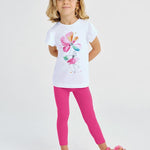 Girl Leggings and Flower T-Shirt Set Ref. 25-3705-059