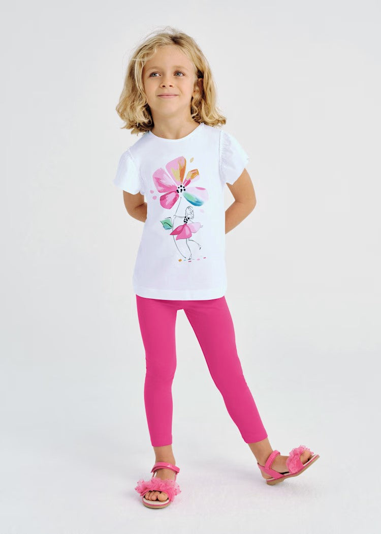 Girl Leggings and Flower T-Shirt Set Ref. 25-3705-059