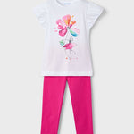Girl Leggings and Flower T-Shirt Set Ref. 25-3705-059