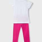 Girl Leggings and Flower T-Shirt Set Ref. 25-3705-059