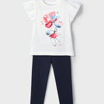 Girl Leggings and Flower T-Shirt Set Ref. 25-3705-061