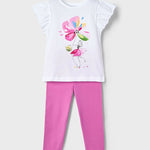 Girl Leggings and Flower T-Shirt Set Ref. 25-3705-060