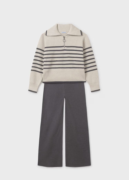 Girl Pants and Striped Sweater Set Ref.  25-7583-14