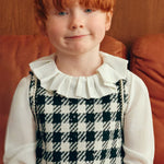 Girl Pinafore Dress with Ruffled Collar Ref. 15-05526-38