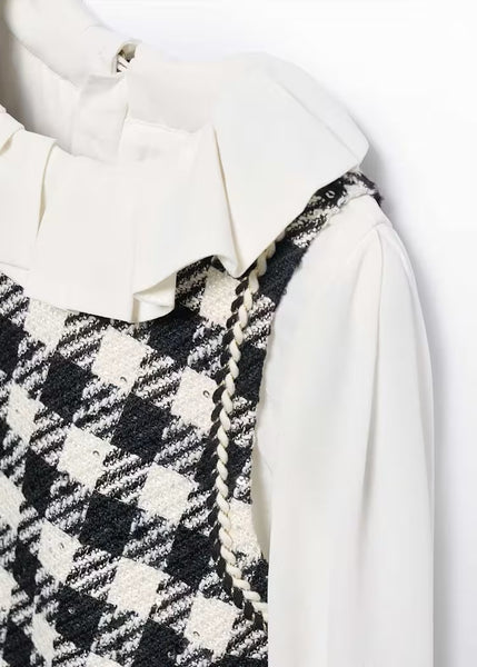 Girl Pinafore Dress with Ruffled Collar Ref. 15-05526-38