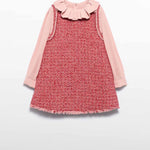 Girl Pinafore Dress with Ruffled Collar Ref. 15-05526-39
