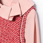 Girl Pinafore Dress with Ruffled Collar Ref. 15-05526-39