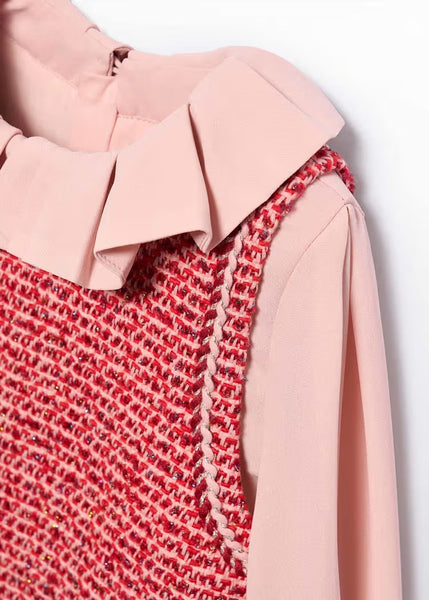 Girl Pinafore Dress with Ruffled Collar Ref. 15-05526-39