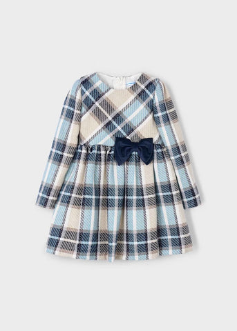 Girl Plaid Velvet Dress Ref. 25-4924-40
