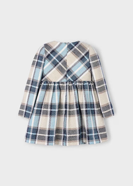 Girl Plaid Velvet Dress Ref. 25-4924-40