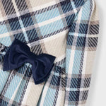 Girl Plaid Velvet Dress Ref. 25-4924-40