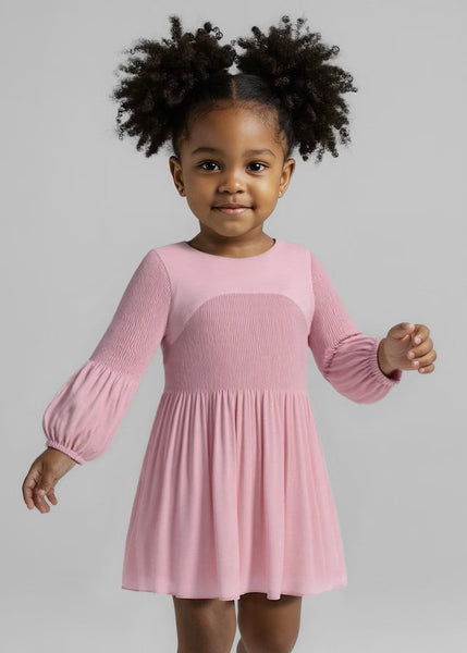 Girls pleated chiffon dress Ref. 25-4922-38