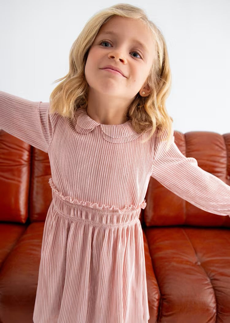 Girl Pleated Knit Dress Ref. 15-05530-43