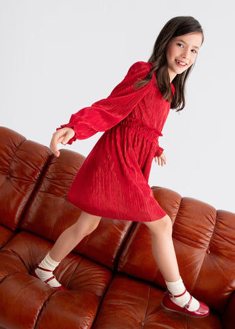 Girl Pleated Knit Dress Ref. 15-05530-42