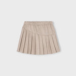 Girl Sweatshirt with Floral Faux Fur/Girl Pleated Skort Ref. 15-4432-20/4909-10/10045-25