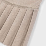 Girl Sweatshirt with Floral Faux Fur/Girl Pleated Skort Ref. 15-4432-20/4909-10/10045-25