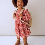 Girls viyella print dress Ref. 25-4912-40