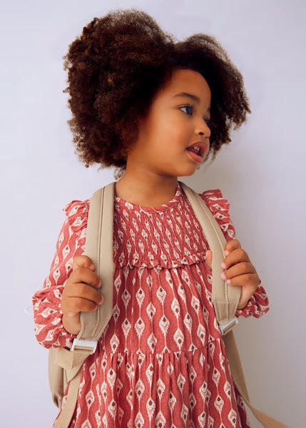 Girls viyella print dress Ref. 25-4912-40