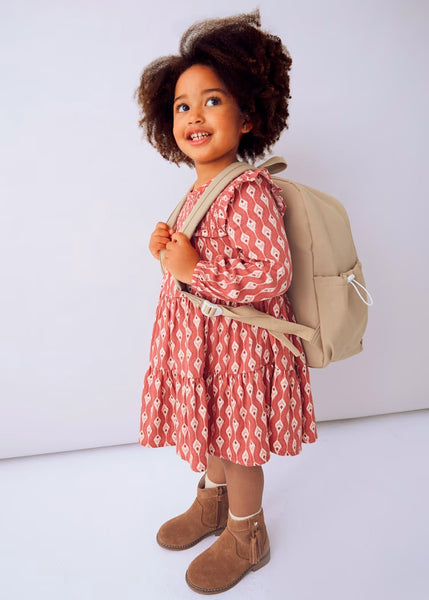 Girls viyella print dress Ref. 25-4912-40