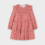 Girls viyella print dress Ref. 25-4912-40