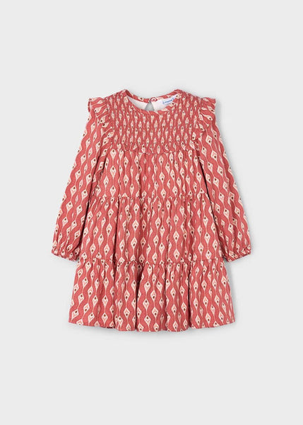 Girls viyella print dress Ref. 25-4912-40