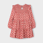 Girls viyella print dress Ref. 25-4912-40