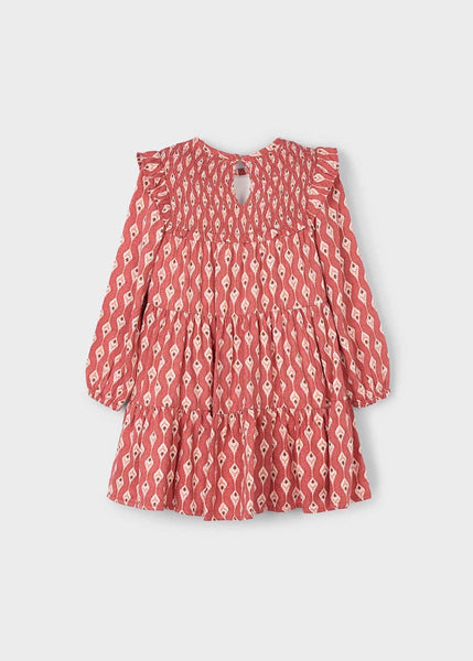 Girls viyella print dress Ref. 25-4912-40