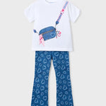 Girl Printed Leggings and T-shirt Set Ref. 26-3730-15