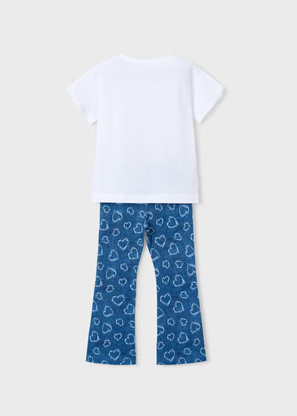 Girl Printed Leggings and T-shirt Set Ref. 26-3730-15