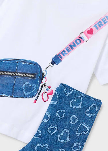 Girl Printed Leggings and T-shirt Set Ref. 26-3730-15