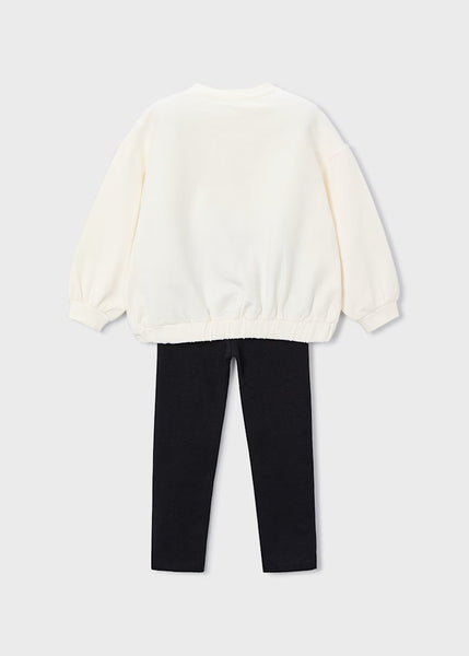Girl Printed Sweatshirt and Leggings Set Ref. 15-4720-26