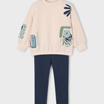 Girl Printed Sweatshirt and Leggings Set Ref. 15-4726-52