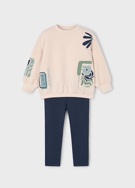 Girl Printed Sweatshirt and Leggings Set Ref. 15-4726-52