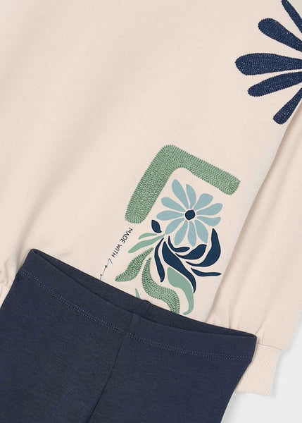 Girl Printed Sweatshirt and Leggings Set Ref. 15-4726-52