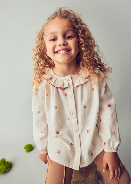 Girl Printed Top/Girl Fleece Leggings 15-4132-23/4714-14