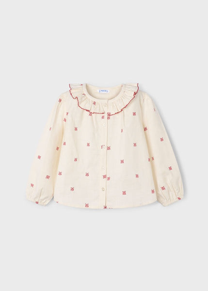 Girl Printed Top/Girl Fleece Leggings 15-4132-23/4714-14