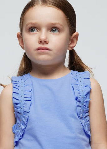 Girl Ruffle Top Better Cotton Ref. 24-03097-083