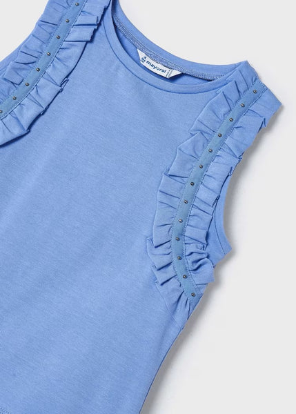 Girl Ruffle Top Better Cotton Ref. 24-03097-083