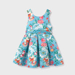 Girl Satin Print Dress Ref. 24-05063-006