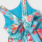 Girl Satin Print Dress Ref. 24-05063-006