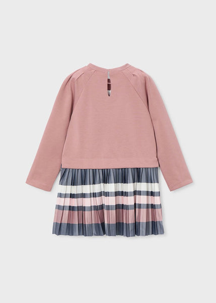 Girls combined striped dress Ref. 25-4911-17