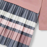 Girls combined striped dress Ref. 25-4911-17